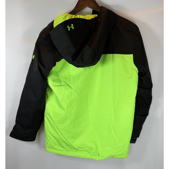 Under Armour Boys M Snow Jacket Storm ColdGear Infrared Primaloft Hooded Winter - Picture 4 of 16